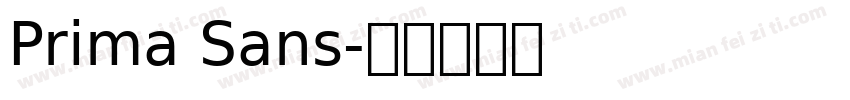 Prima Sans字体转换